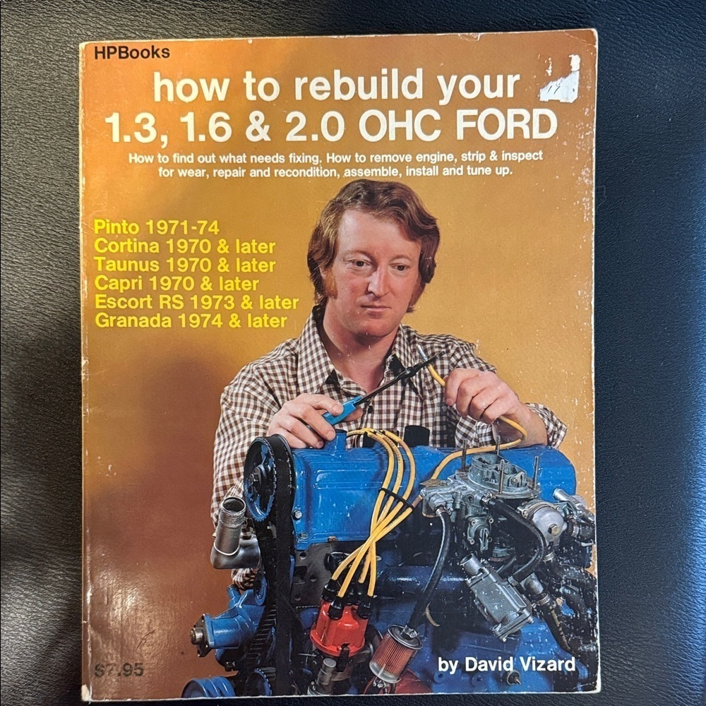 Rare Vintage: HPBooks How to Rebuild Your OHC Ford Engine manual